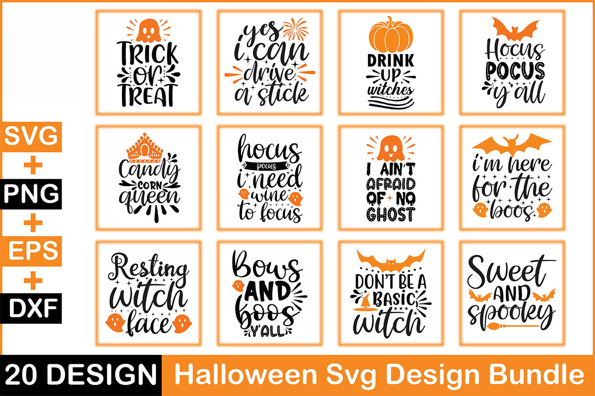 Halloween 20 SVG Bundle