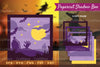 Halloween Scene Papercut Shadow Box SVG Bundle