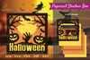 Halloween Scene Papercut Shadow Box SVG Bundle
