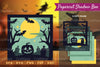 Halloween Scene Papercut Shadow Box SVG Bundle