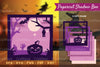 Halloween Scene Papercut Shadow Box SVG Bundle