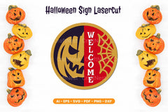 Halloween Sign Lasercut SVG Bundle - Clipart Bundle - CraftNest - Digital Crafting and Art
