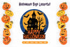 Halloween Sign Lasercut SVG Bundle