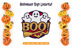 Halloween Sign Laser Cut SVG Bundle - CraftNest - Digital Crafting and Art
