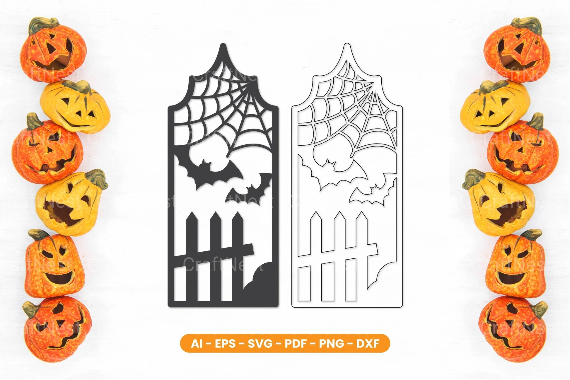 Halloween Spooky Lasercut SVG Bundle - CraftNest - Digital Crafting and Art
