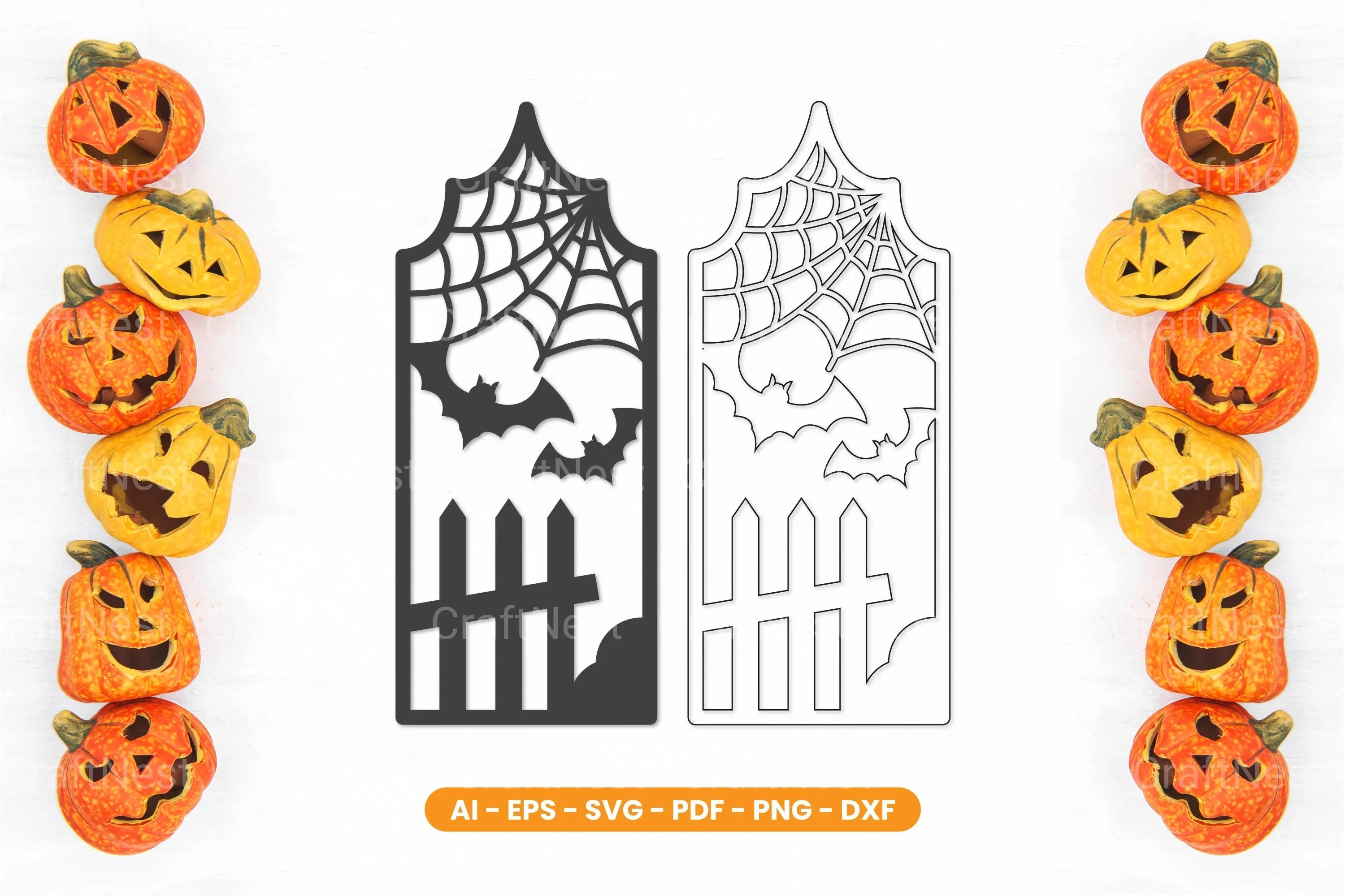 Halloween Spooky Lasercut SVG Bundle - CraftNest - Digital Crafting and Art