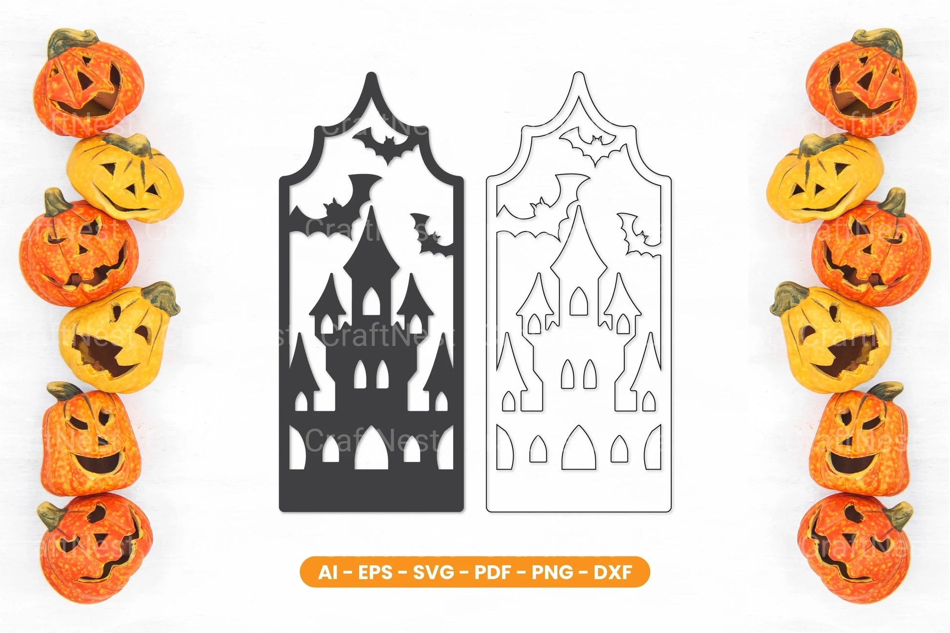 Halloween Spooky Lasercut SVG Bundle - CraftNest - Digital Crafting and Art