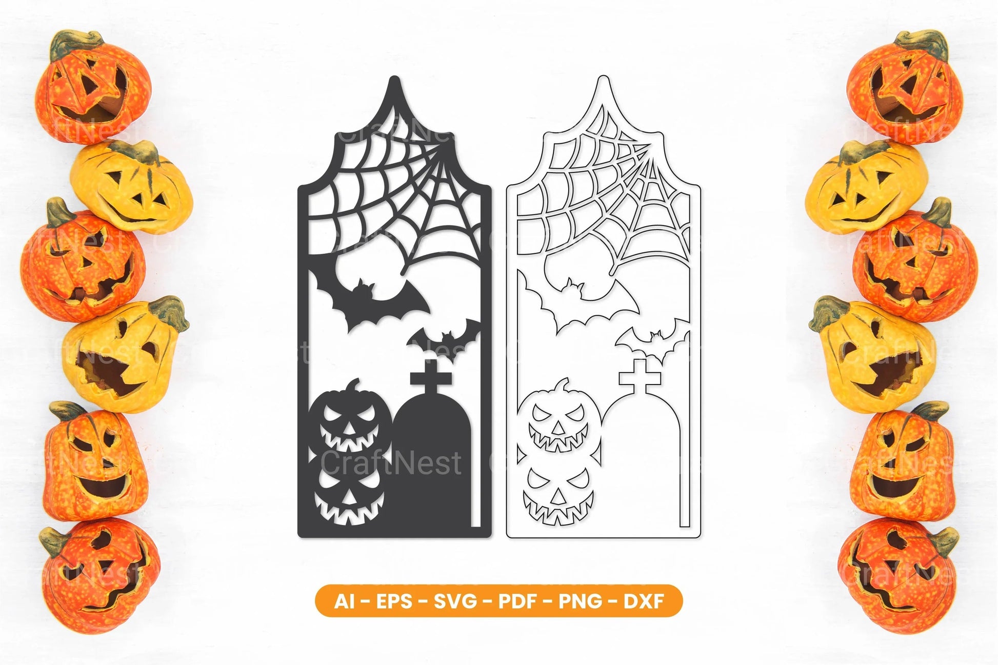 Halloween Spooky Lasercut SVG Bundle - CraftNest - Digital Crafting and Art
