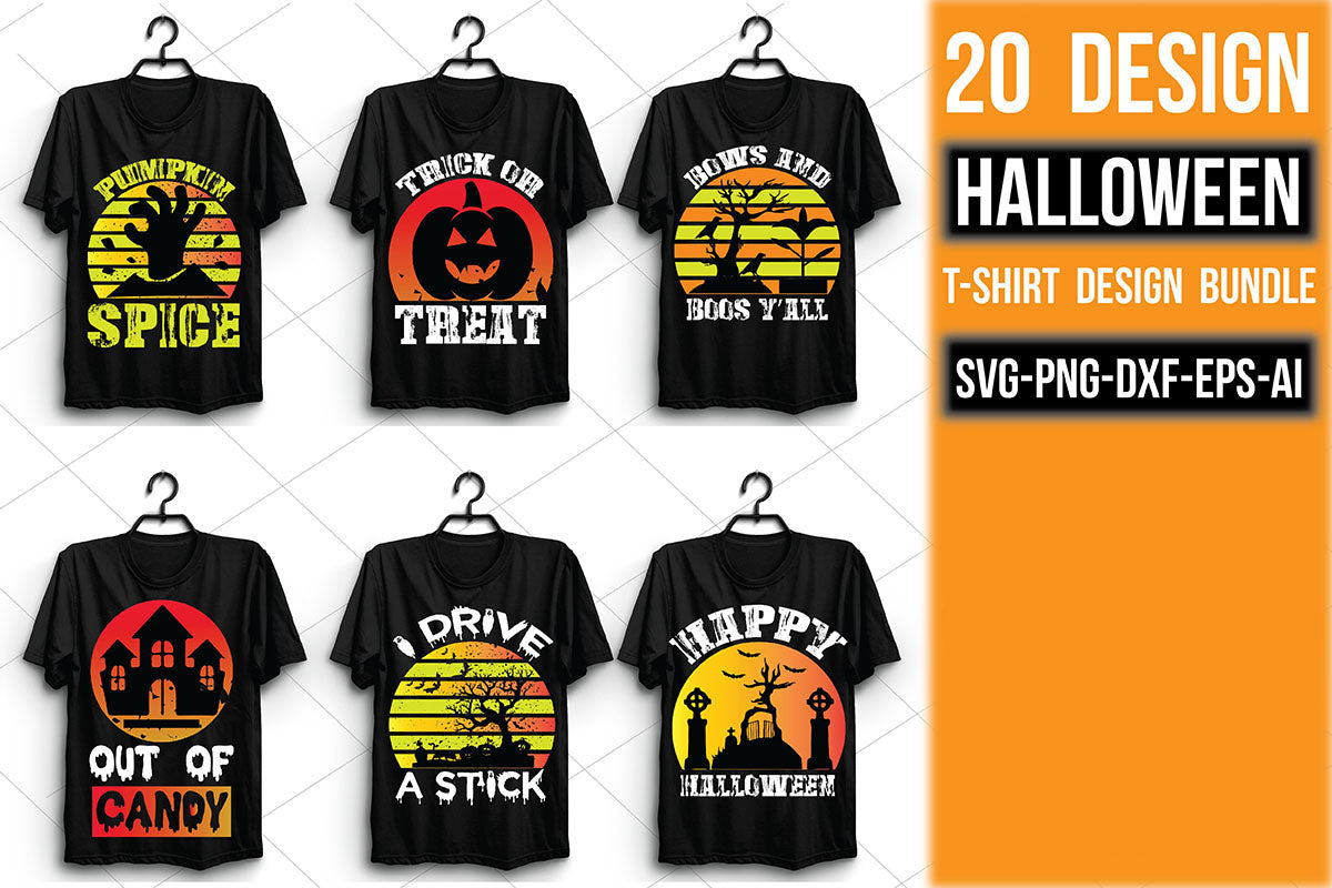Halloween T Shirt Bundle 7