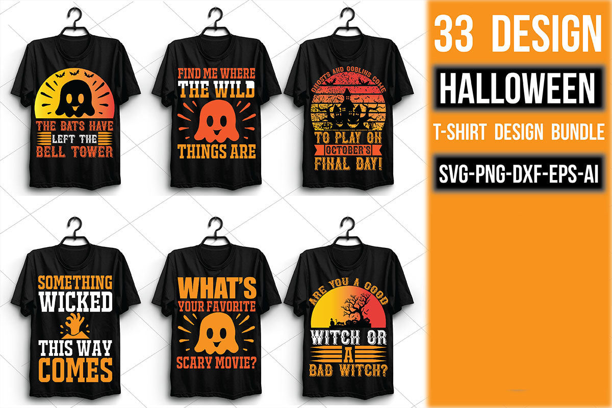 Halloween T Shirt Bundle 8