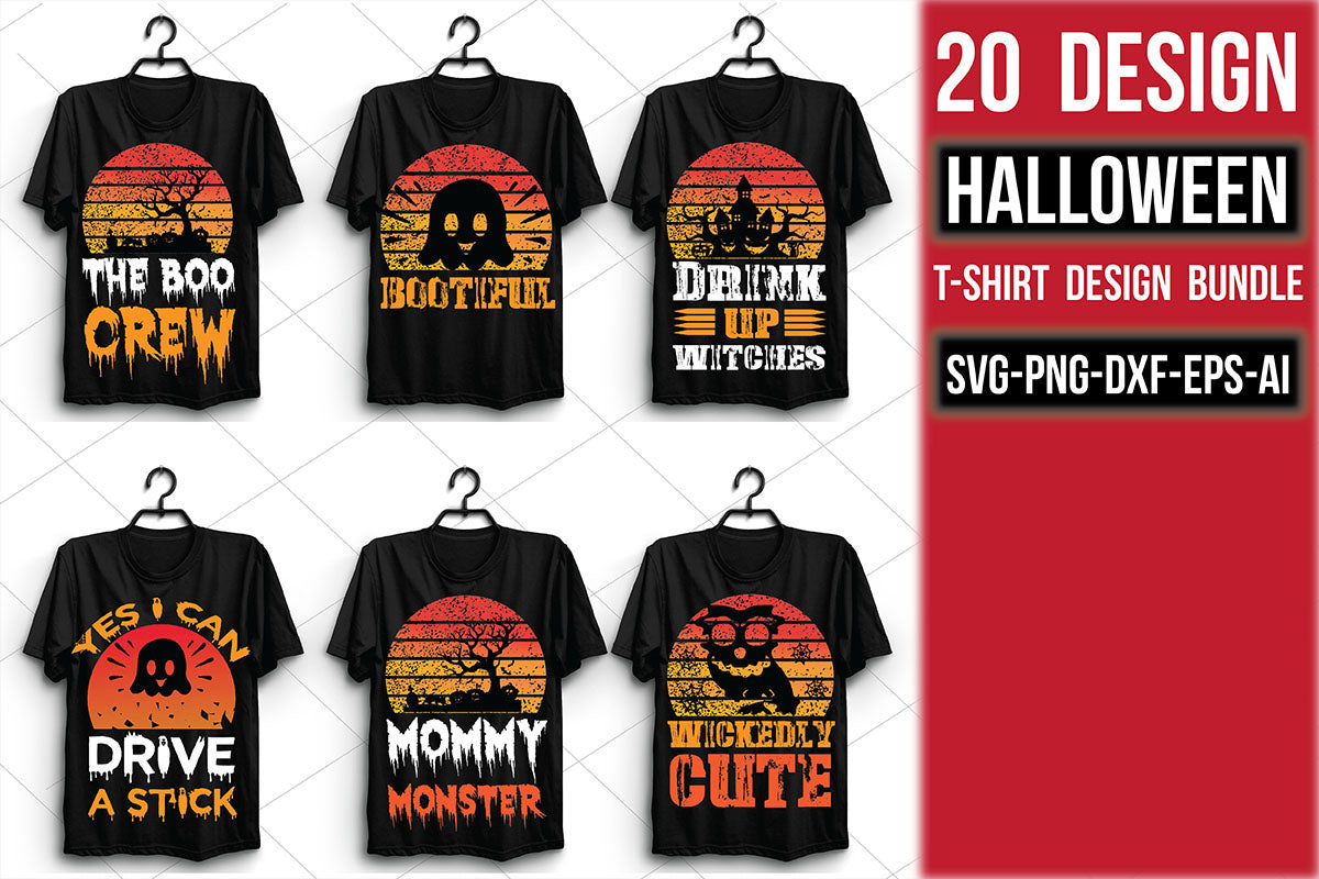 Halloween T Shirt Bundle 10