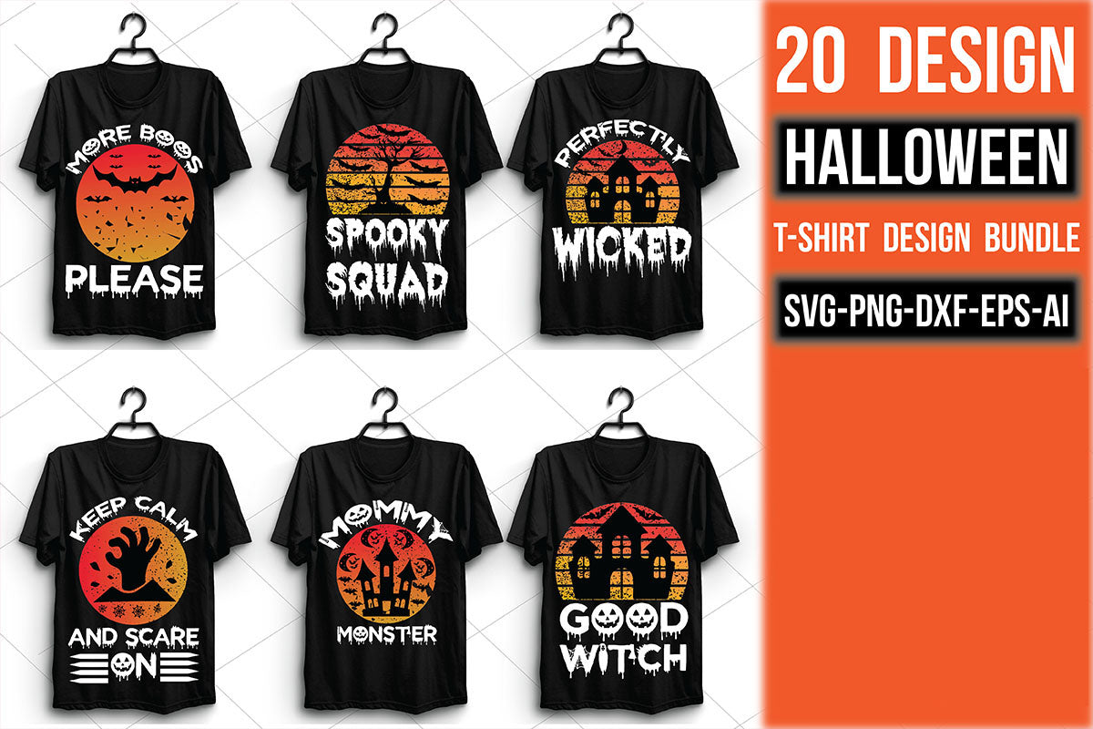 Halloween T Shirt Bundle 9