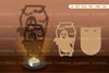 Halloween Tealight Candle Holder Laser Cut SVG Bundle