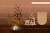 Halloween Tealight Candle Holder Laser Cut SVG Bundle