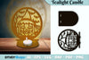 Halloween Tealight Candle Holder SVG Bundle