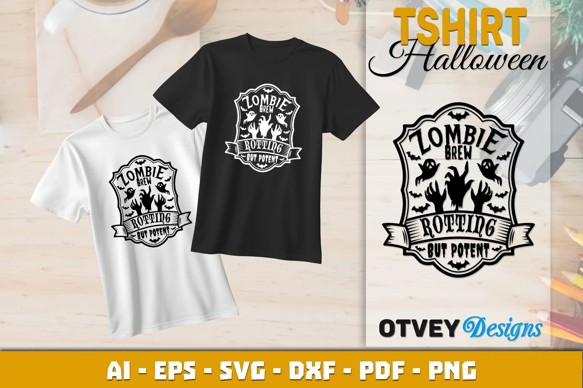 Halloween T-shirt SVG Bundle201 - CraftNest - Digital Crafting and Art