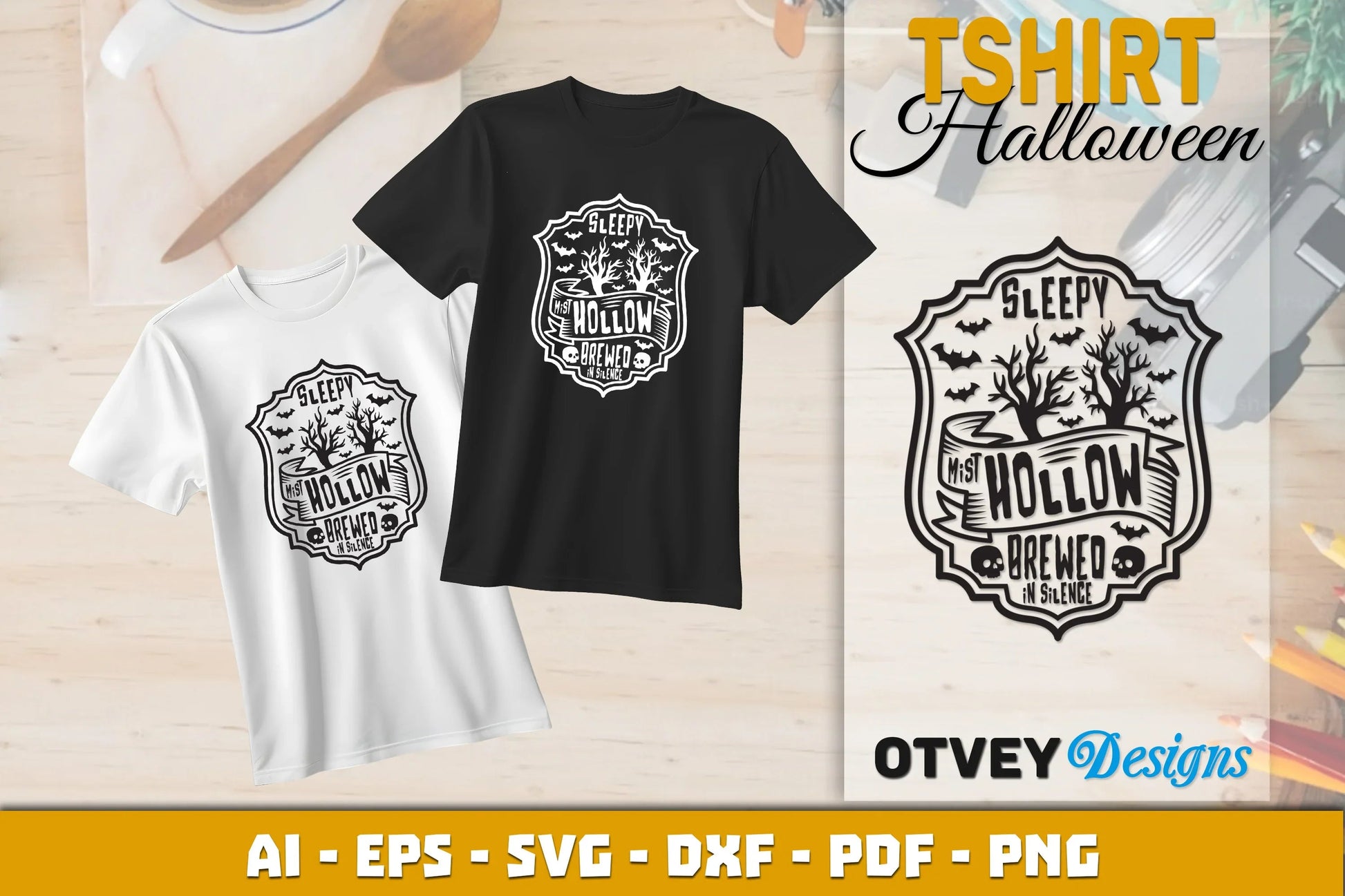 Halloween T-shirt SVG Bundle 21 - CraftNest - Digital Crafting and Art