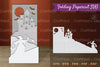 Halloween Witch Papercut Clipart Bundle
