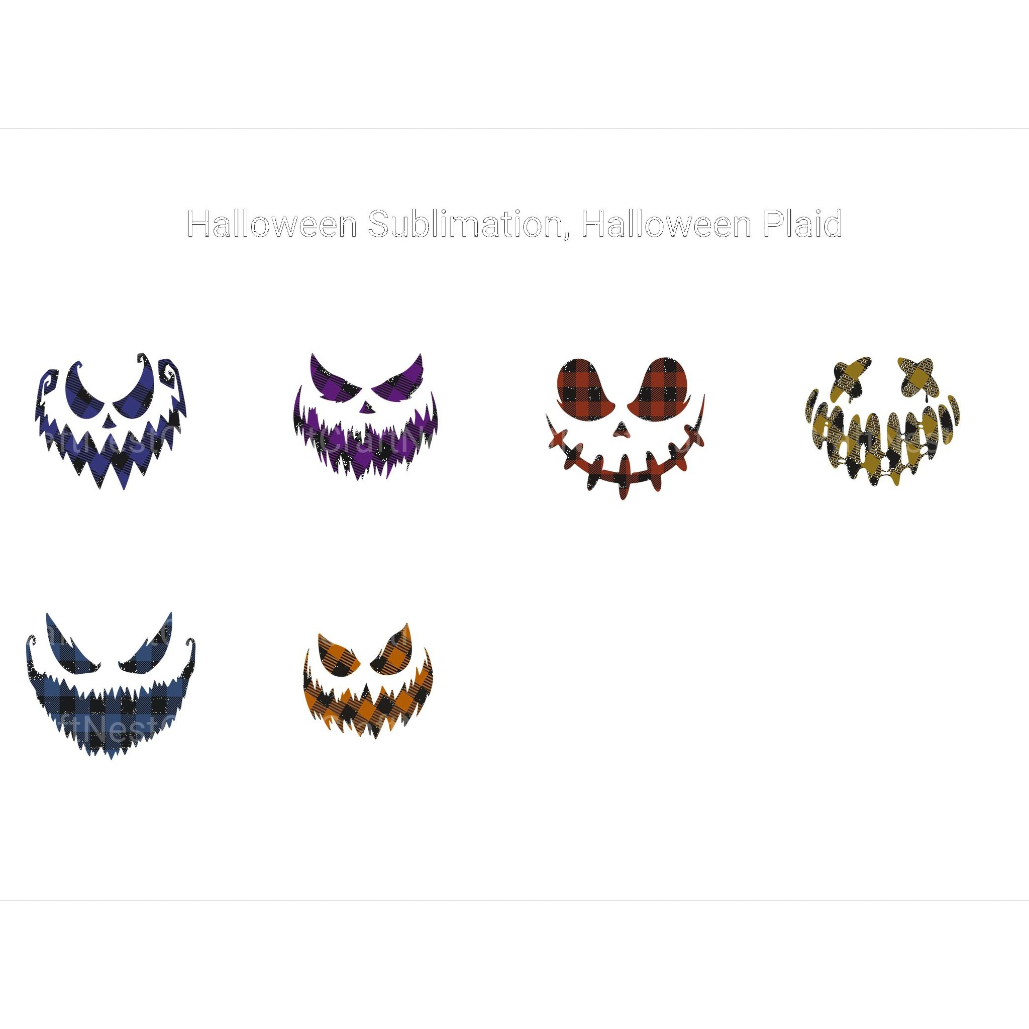 Halloween Plaid Clipart - CraftNest - Digital Crafting and Art