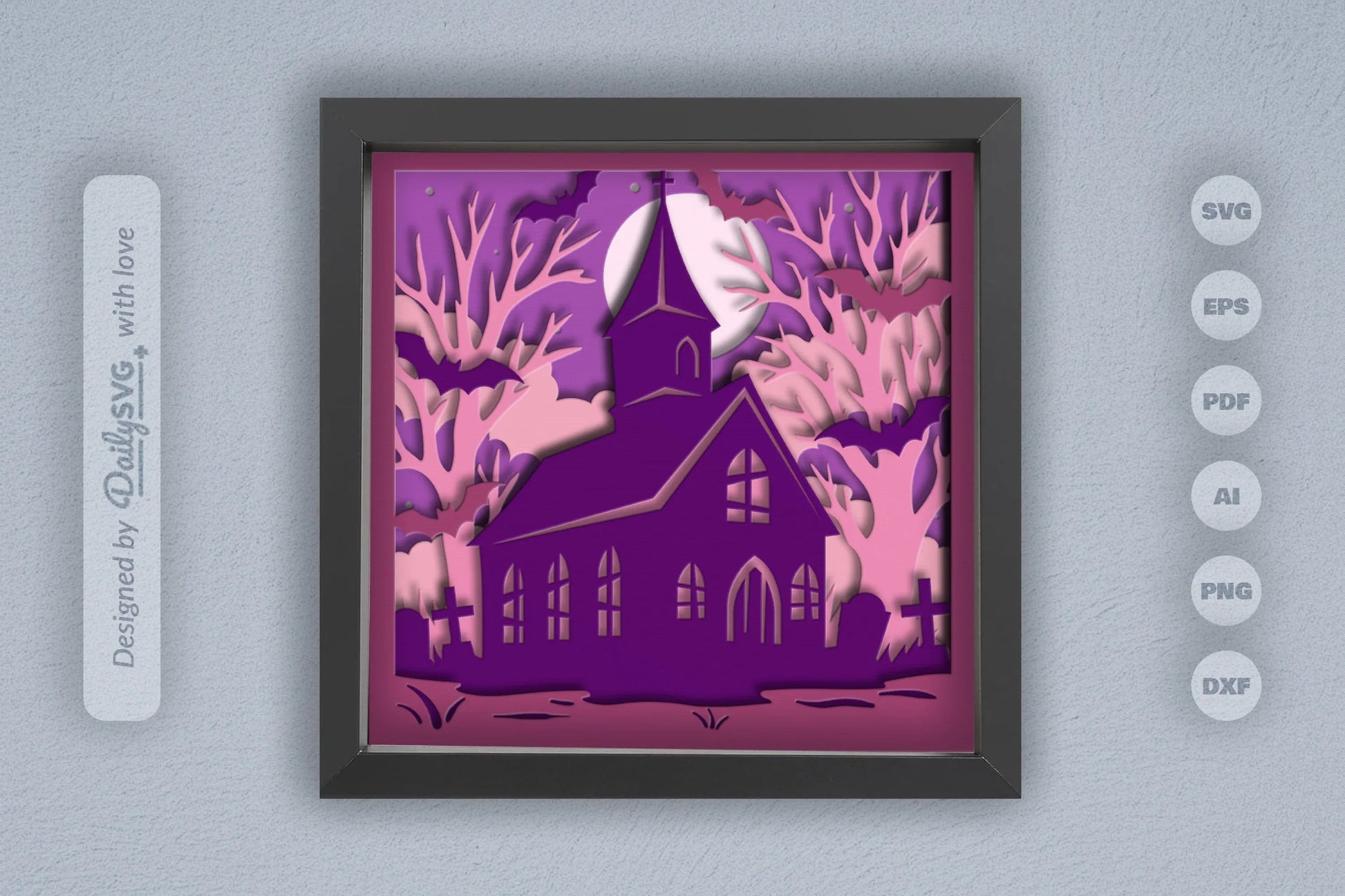 Haunted Halloween Abandoned Church SVG Bundle - CraftNest - Digital Crafting and Art
