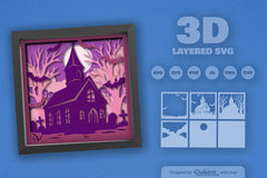 Haunted Halloween Abandoned Church SVG Bundle - CraftNest - Digital Crafting and Art