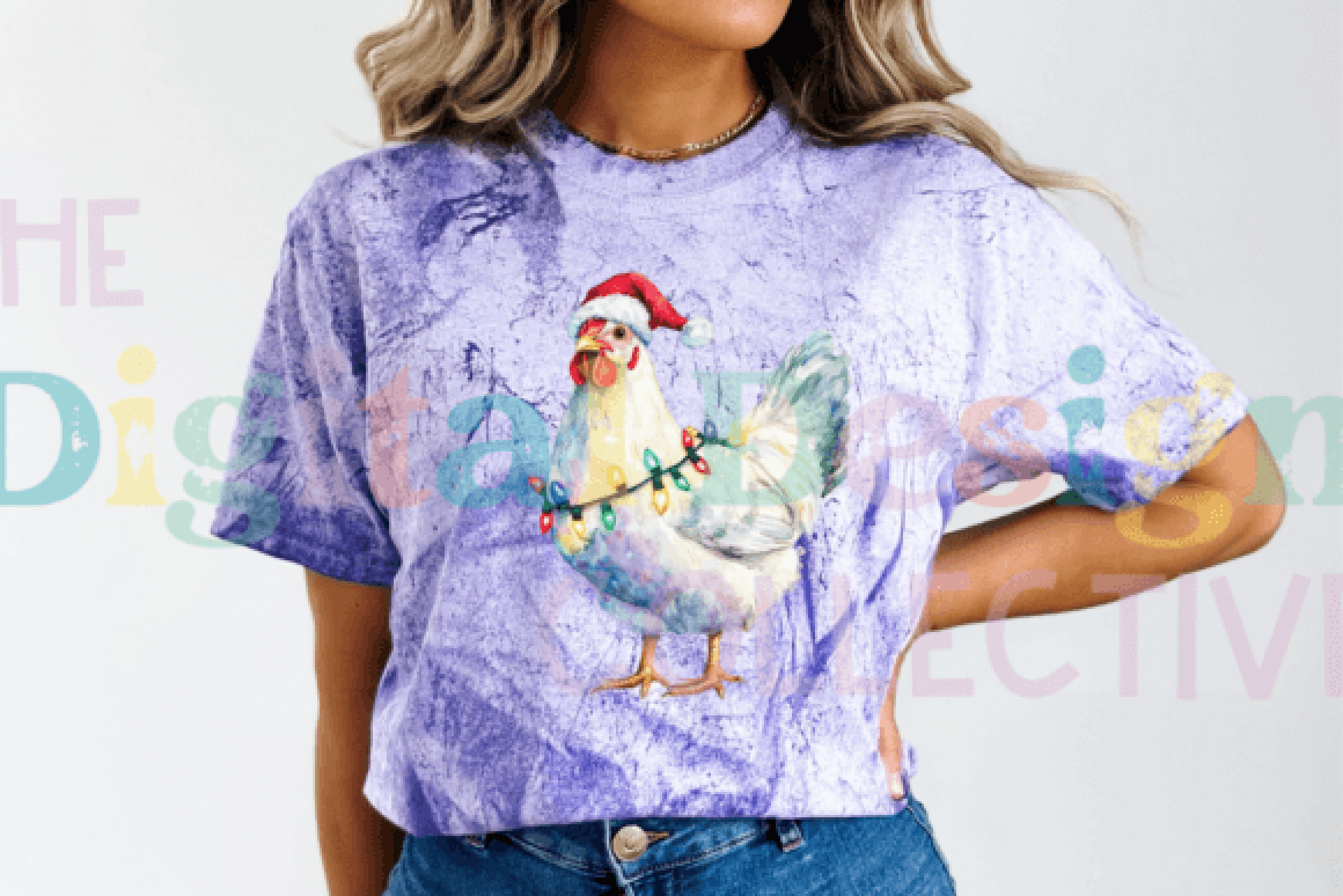 Funny Christmas Chicken Clipart Bundle