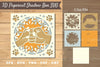 3D Hand Paw Papercut Shadow Box Clipart Bundle