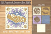 3D Hand Paw Papercut Shadow Box SVG Bundle