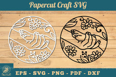 Hand Paw Papercut Clipart Bundle - CraftNest - Digital Crafting and Art