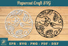 Hand Paw Papercut SVG Bundle