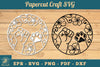 Hand Paw Papercut SVG Bundle
