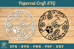 Hand Paw Papercut SVG Bundle - CraftNest - Digital Crafting and Art