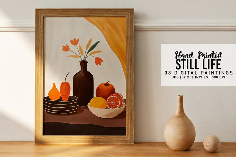 Hand Painted Still Life - Wall Art - CraftNest - Digital Crafting and Art
