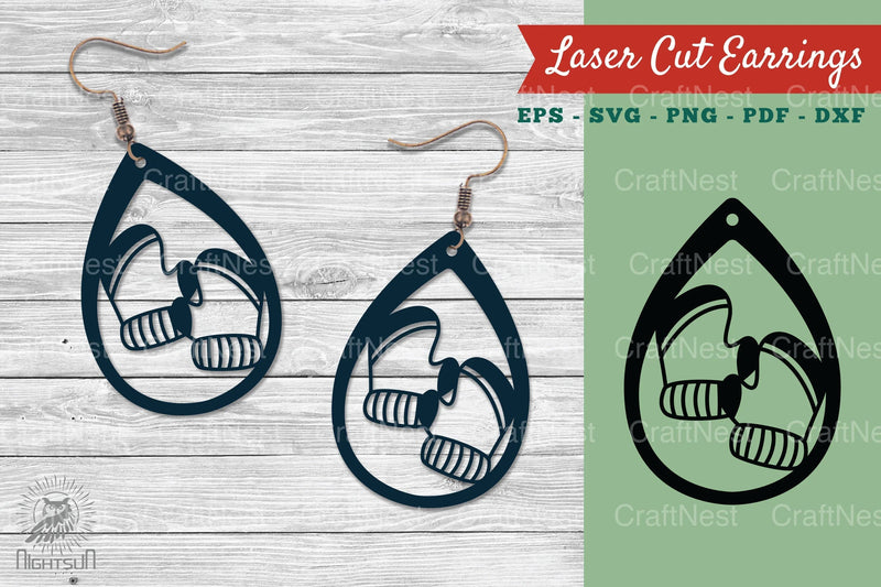 Hand Sock Earrings Design Clipart Bundle - CraftNest - Digital Crafting and Art
