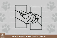 Hand and Paw Home Decor SVG Bundle - CraftNest - Digital Crafting and Art