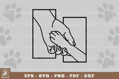 Hand and Paw Home Decor SVG Bundle - CraftNest - Digital Crafting and Art