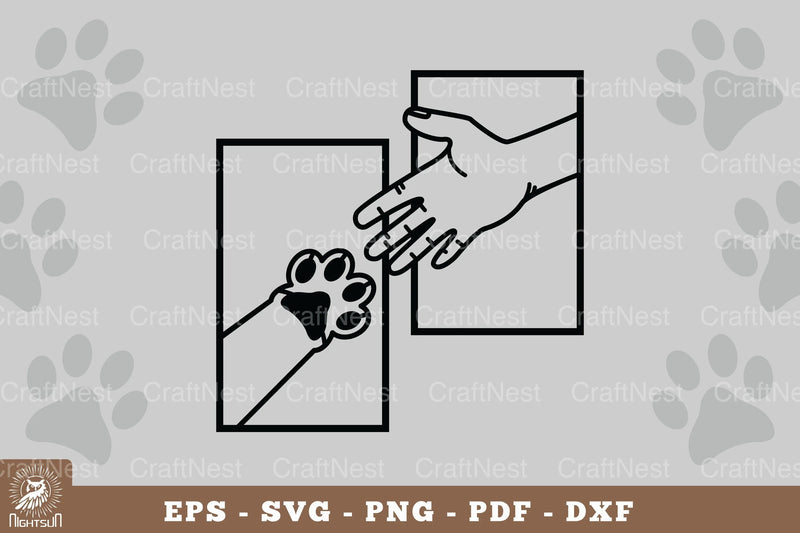 Hand and Paw Home Decor SVG Bundle - CraftNest - Digital Crafting and Art