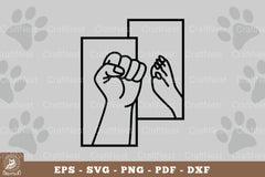 Hand and Paw Home Decor SVG Bundle - CraftNest - Digital Crafting and Art