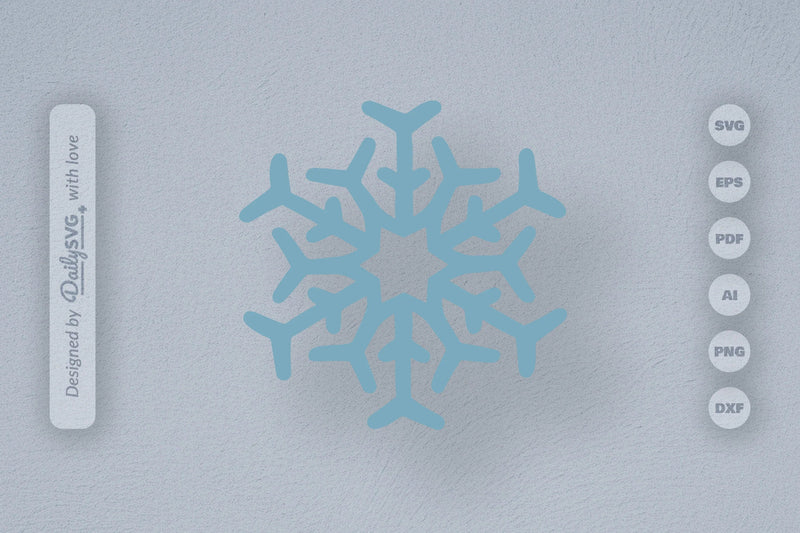 Hand-Drawn Snowflake SVG Bundle for Winter Crafts - CraftNest - Digital Crafting and Art