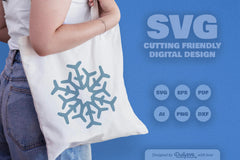 Hand-Drawn Snowflake SVG Bundle for Winter Crafts - CraftNest - Digital Crafting and Art