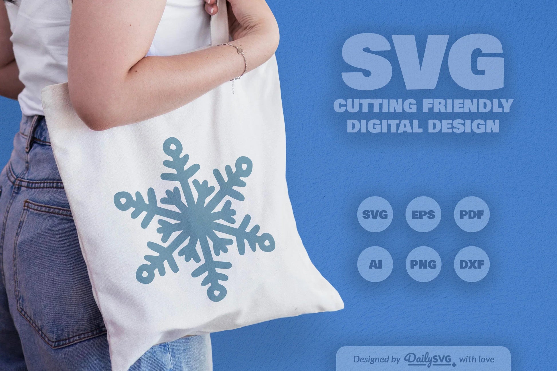Hand-Drawn Snowflake SVG Bundle for Winter Designs - CraftNest - Digital Crafting and Art