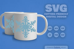 Hand-Drawn Snowflake SVG Bundle for Winter Designs - CraftNest - Digital Crafting and Art