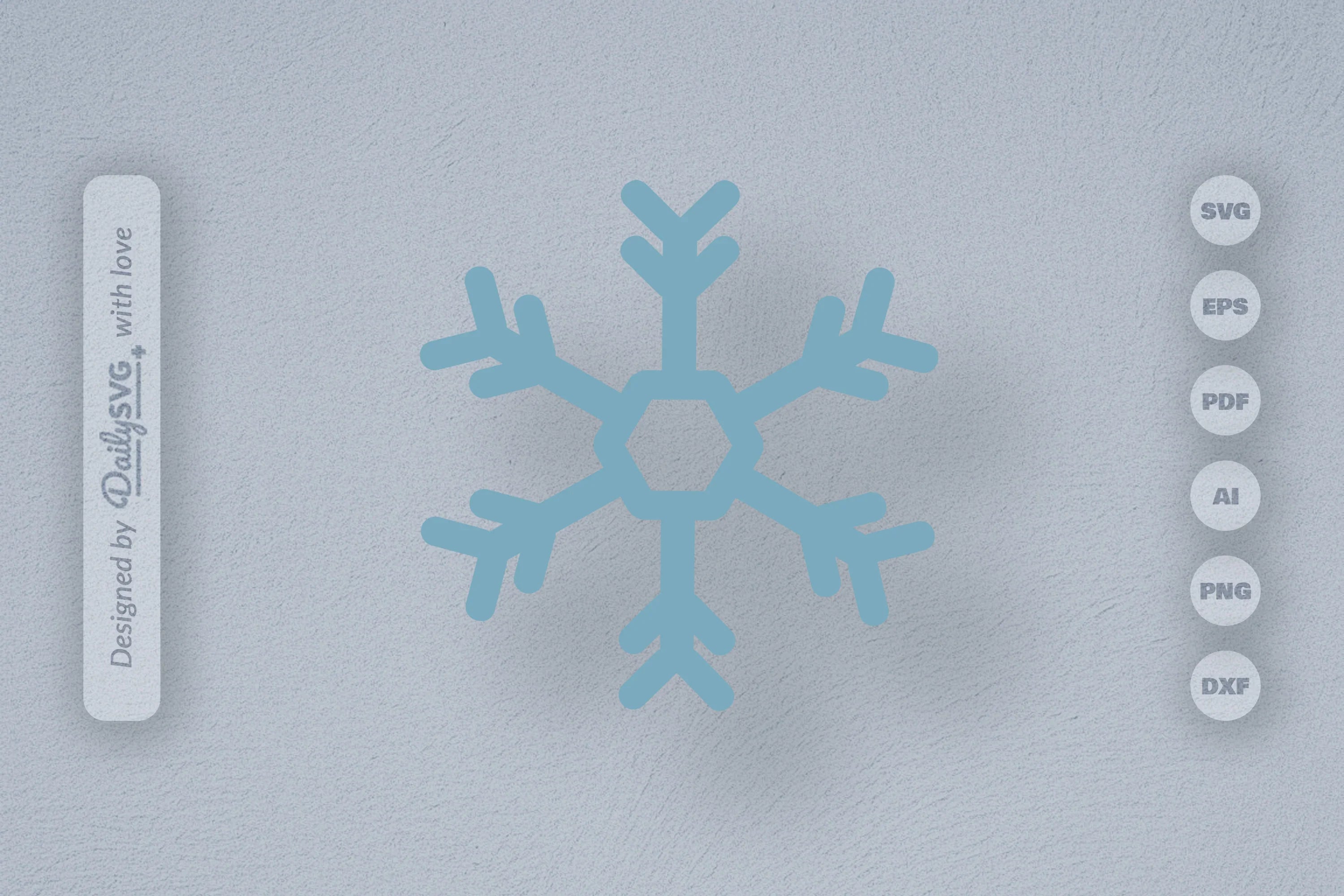 Hand-Drawn Snowflake SVG Bundle for Crafts & Design 5 - CraftNest - Digital Crafting and Art