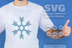 Hand-Drawn Snowflake SVG Bundle for Crafts & Design 5 - CraftNest - Digital Crafting and Art