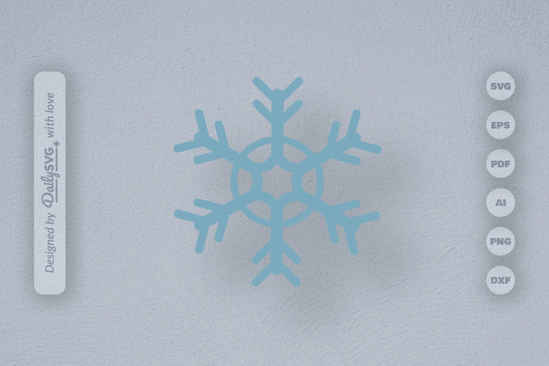 Hand-Drawn Snowflake SVG Bundle for Crafts & Design 6 - CraftNest - Digital Crafting and Art