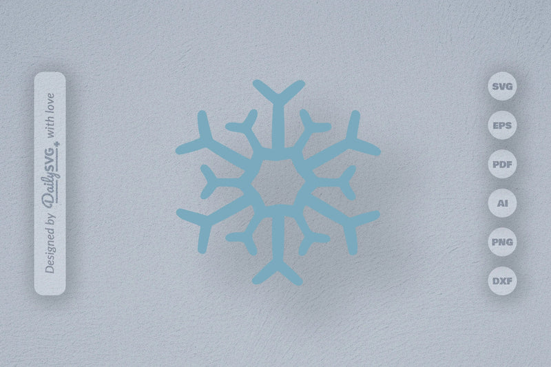 Hand-Drawn Snowflake SVG Bundle 4 - CraftNest - Digital Crafting and Art
