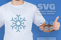 Hand-Drawn Snowflake SVG Bundle 4 - CraftNest - Digital Crafting and Art