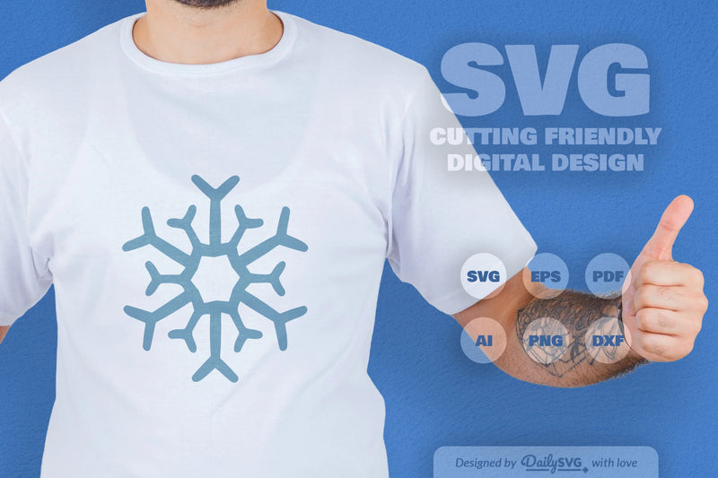 Hand-Drawn Snowflake SVG Bundle 4 - CraftNest - Digital Crafting and Art