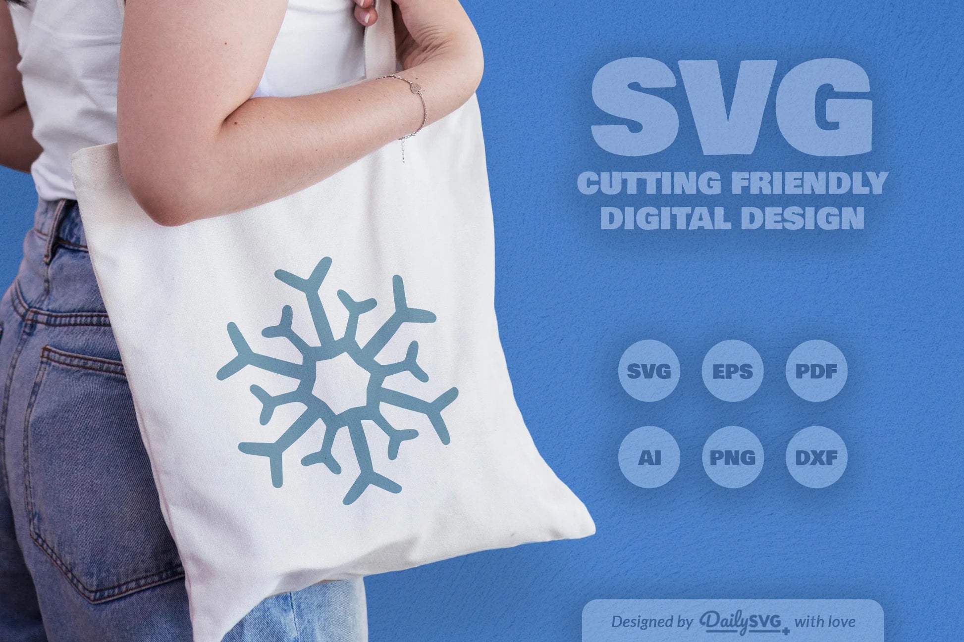 Hand-Drawn Snowflake SVG Bundle 4 - CraftNest - Digital Crafting and Art