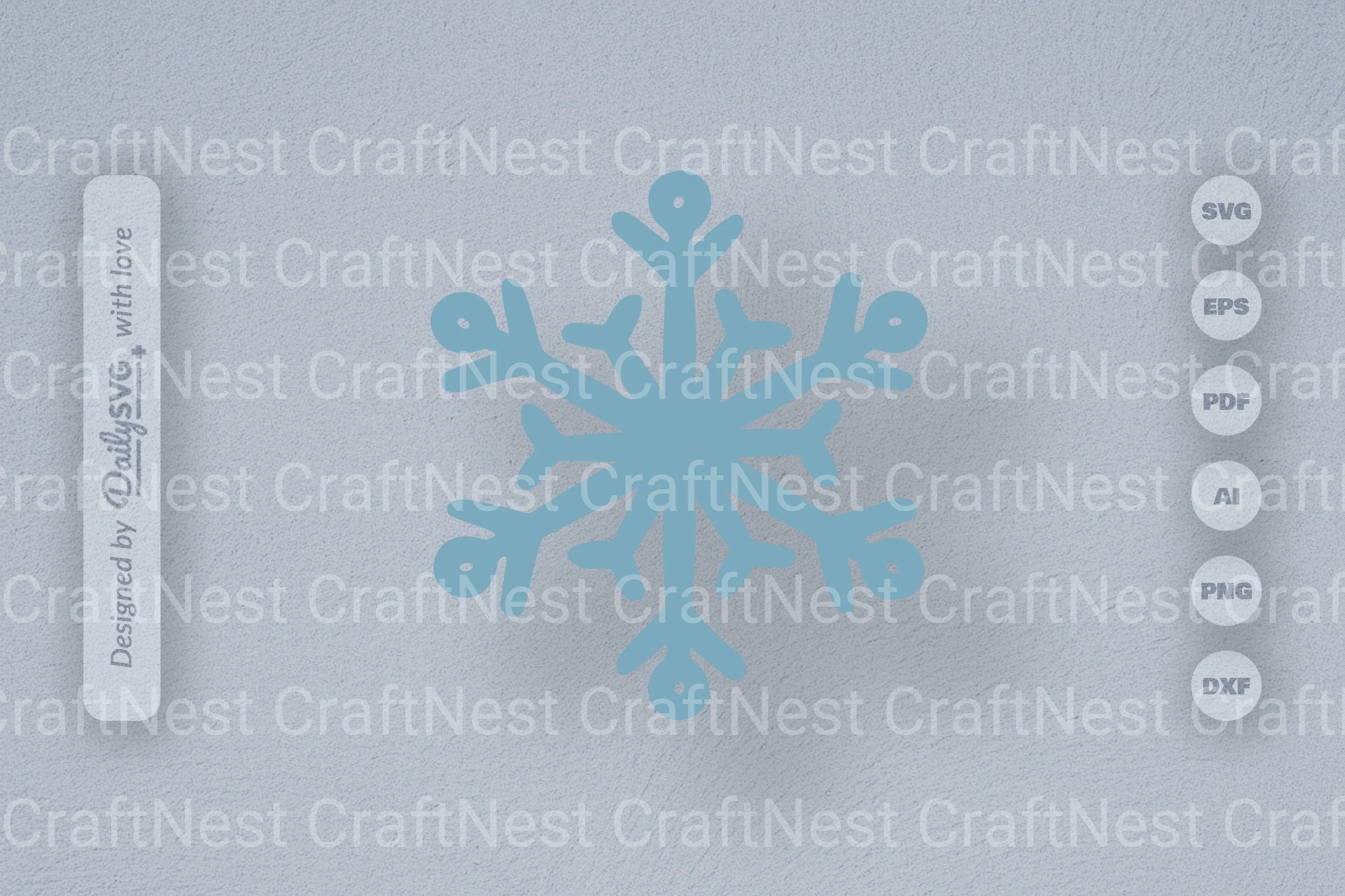 Hand-Drawn Snowflake SVG Bundle
